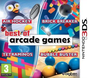 Best of Arcade Games( Europe) ( En,Ge,Fr,Sp,It,Nl) box cover front
